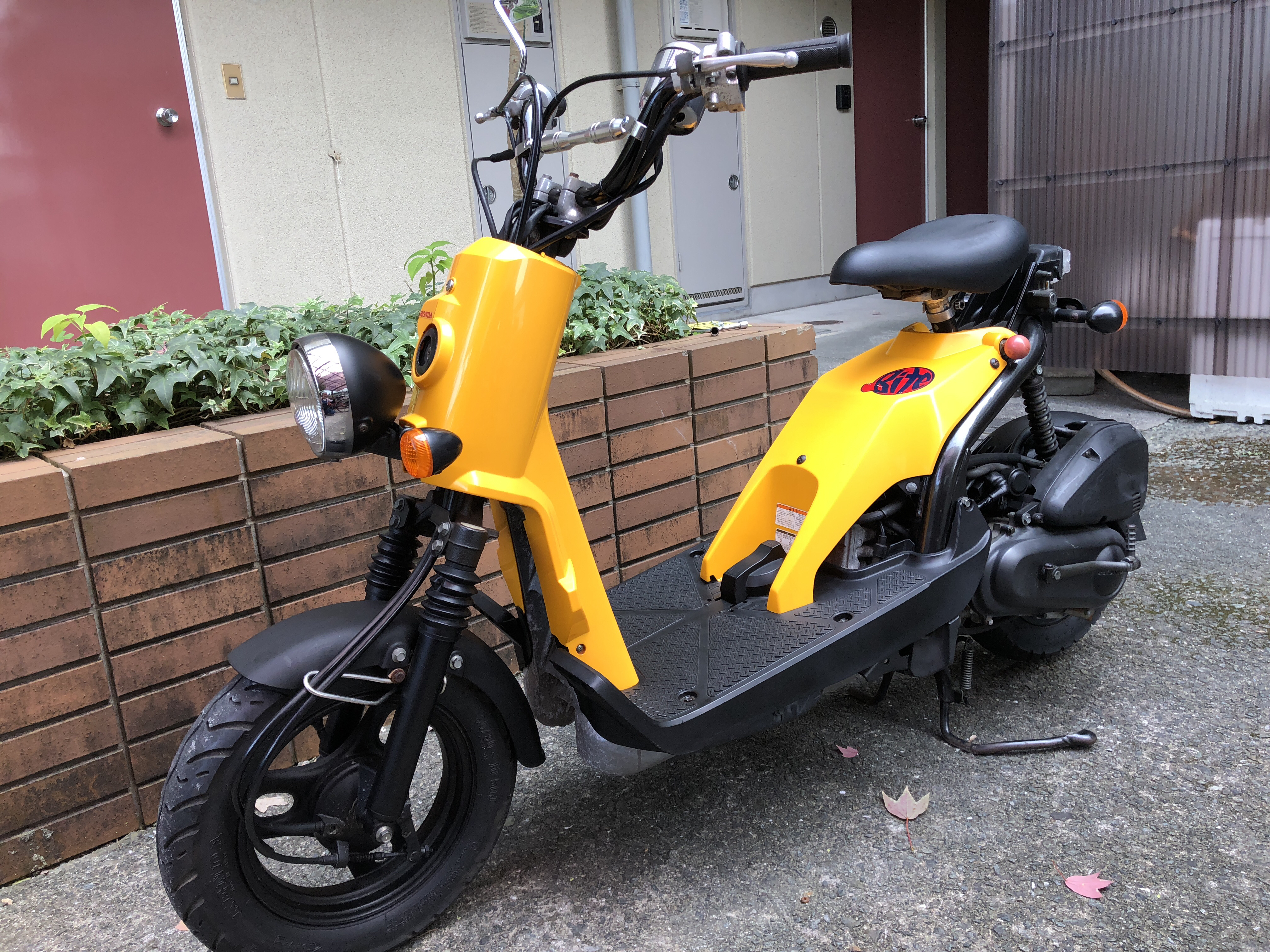 熊本市北区池田3丁目t様 原付50ccスクーター バイト 熊本のバイク スクーターの買取処分 良質バイク高価買取も みのまるバイク