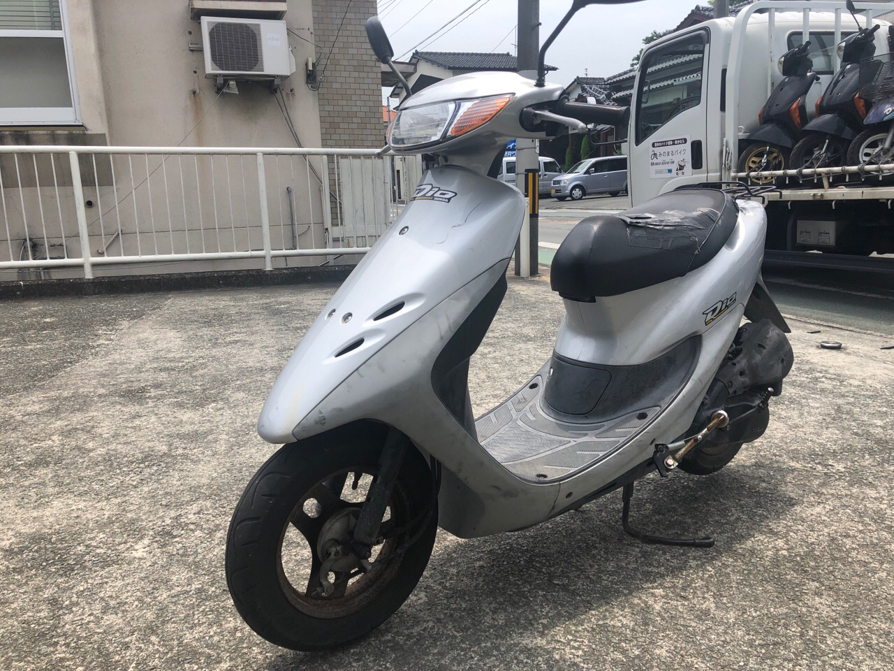 福岡県大牟田市竜湖瀬町Kモータース様　原付50ccスクーター買取（ライブディオ　AF34型）