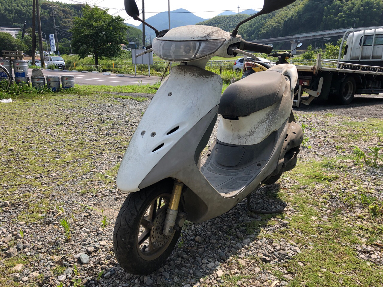 熊本市中央区新町Sモータース様　原付50ccスクーター買取（ライブディオZX　AF35型）