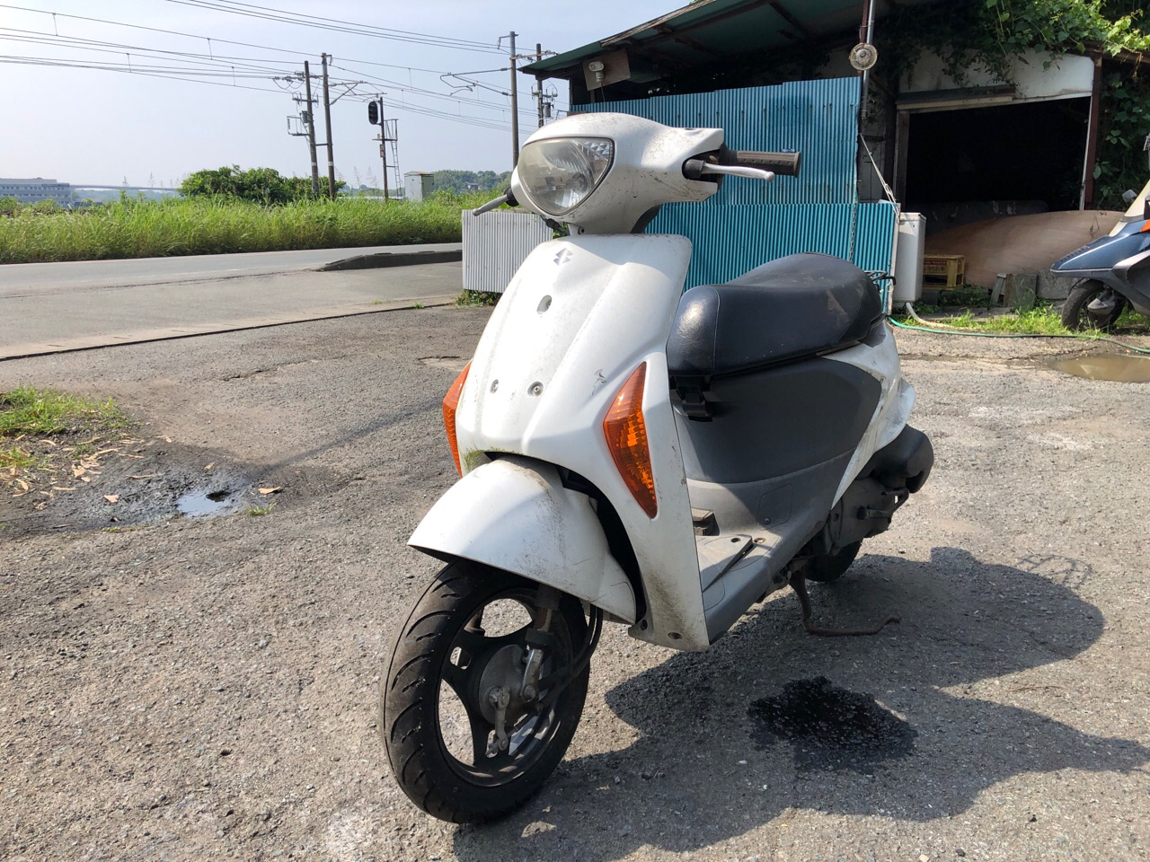 熊本市中央区新町Sモータース様　原付50ccスクーター買取（レッツ5　CA47A型）