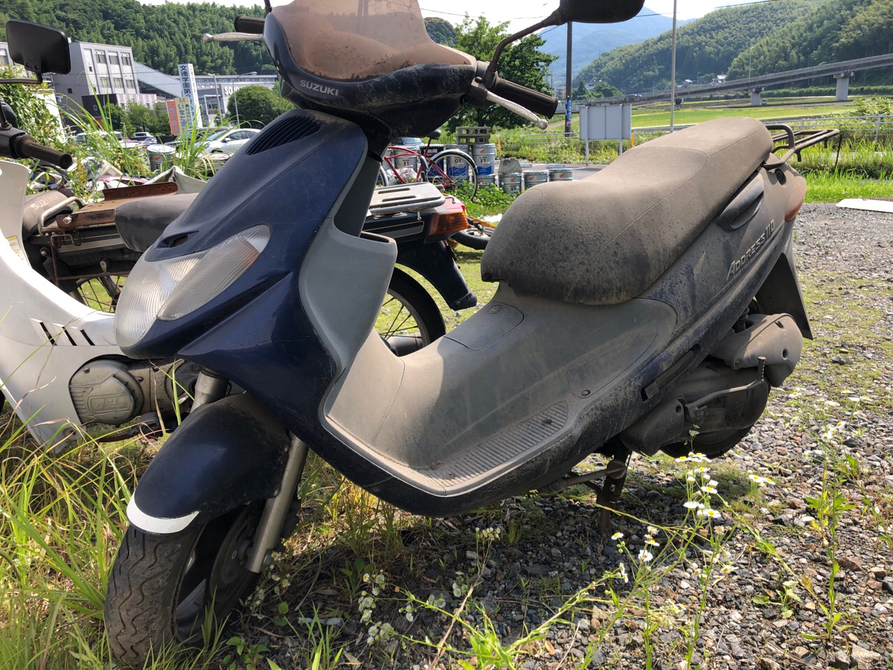 熊本市中央区新町Sモータース様　110ccスクーター買取（アドレス110　CF11A型）