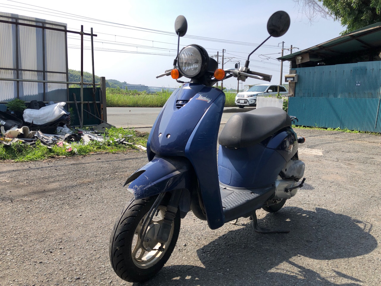 熊本市中央区新町Sモータース様　原付50ccスクーター買取（トゥデイ　AF61型）　バイク買取　みのまるバイク