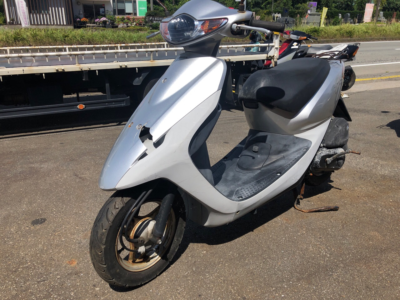 宮崎県日向市富高Hモータース様　原付50ccスクーター買取（スマートディオ　AF56型）