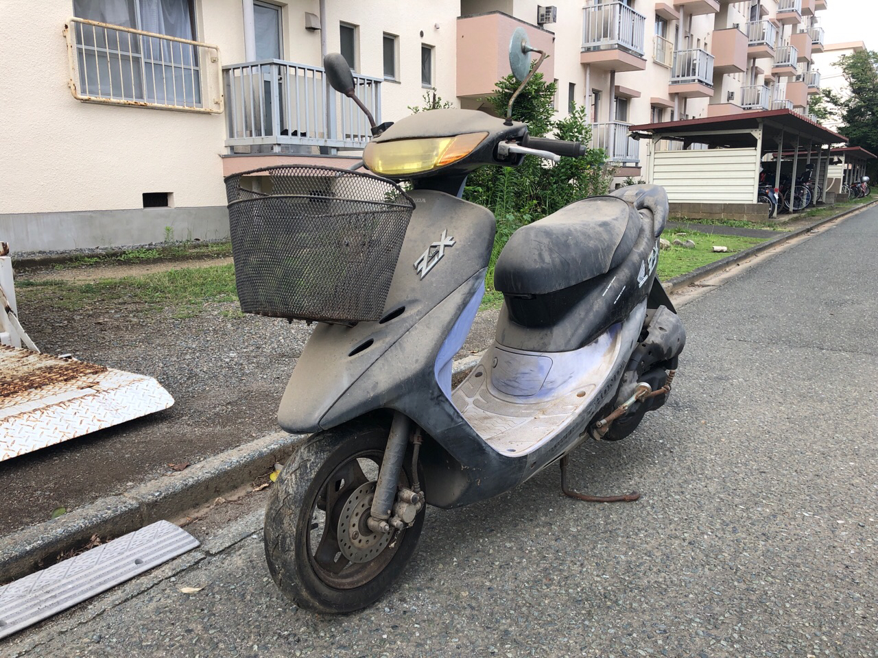 バイク買取　熊本市北区八景水谷2丁目K様　原付50ccスクーター買取（ライブディオZX　AF35型）