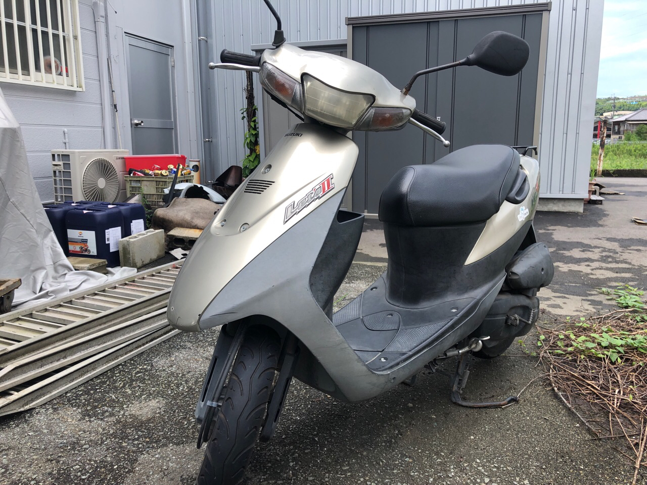 福岡県大牟田市橘Hオート様　原付50ccスクーター買取（レッツⅡ　CA1PA型）
