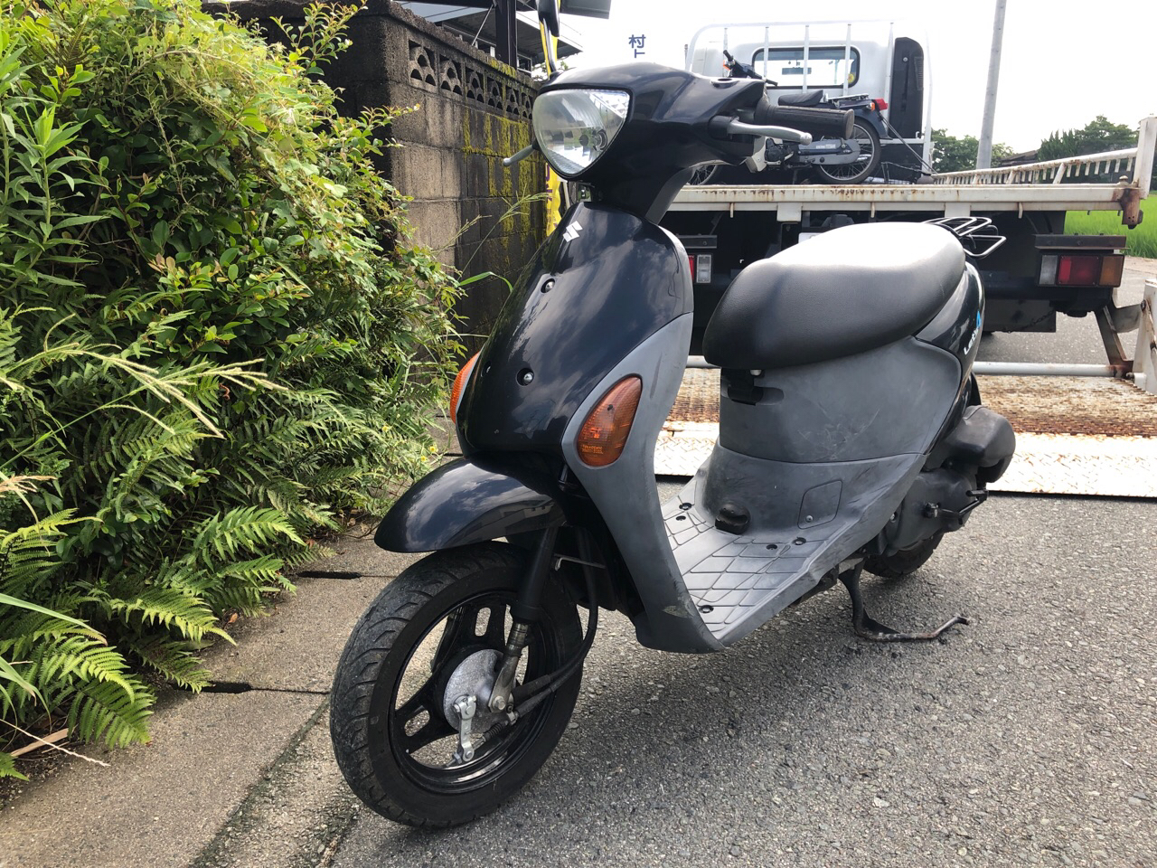 バイク買取　熊本県玉名郡長洲町腹赤T様　原付50ccスクーター買取（レッツ4　CA45A型）