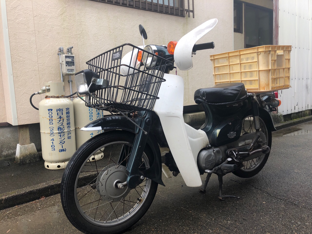 宮崎県児湯郡新富町新田Oモータース様　90ccビジネスバイク買取（スーパーカブ　HA02型）
