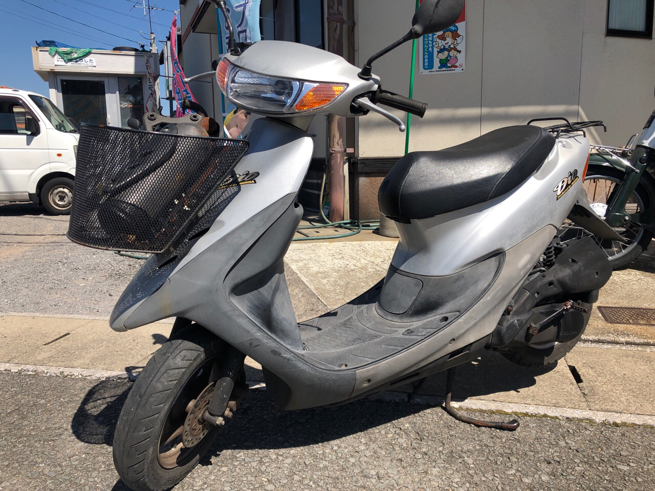 長崎県島原市安中Mモータース様　原付50ccスクーター買取（ライブディオ　AF35型）
