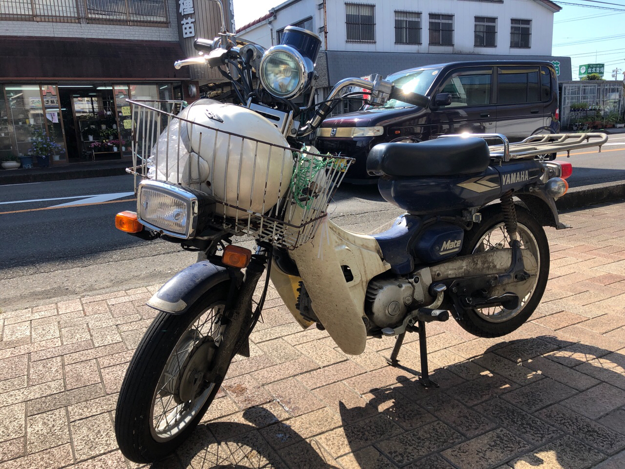 鹿児島県出水市緑町Sモータース様　90ccビジネスバイク買取（ニュースメイト90　UB02型）
