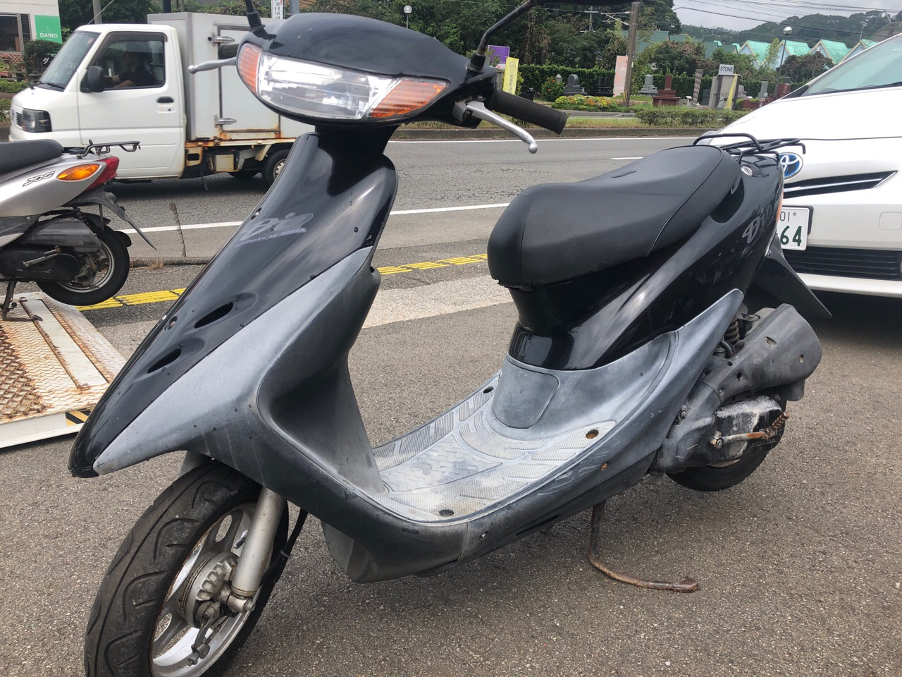 宮崎県日向市富高Kモータース様　原付50ccスクーター買取（ライブディオ　AF34型）