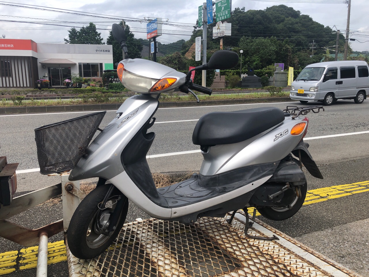 宮崎県日向市富高Kモータース様　原付50ccスクーター買取（ジョグ　SA36J型）