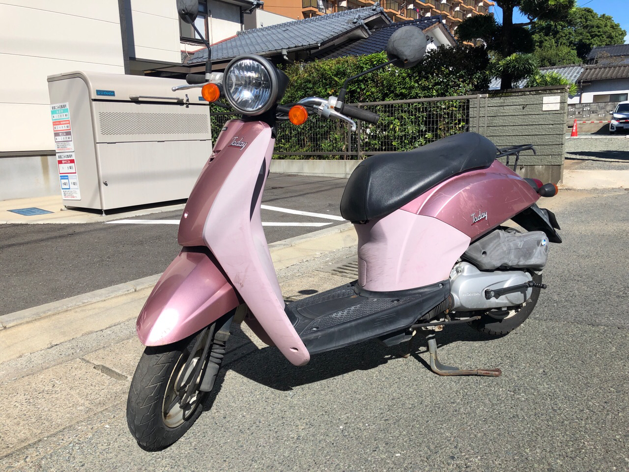 バイク買取　熊本市中央区春竹町春竹S様　原付50ccスクーター買取（トゥデイ　AF61型）