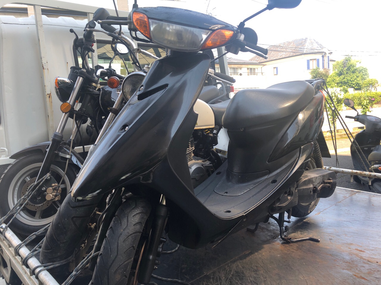 宮崎県宮崎市錦町Tモータース様　原付50ccスクーター買取（ジョグ　SA16J型）