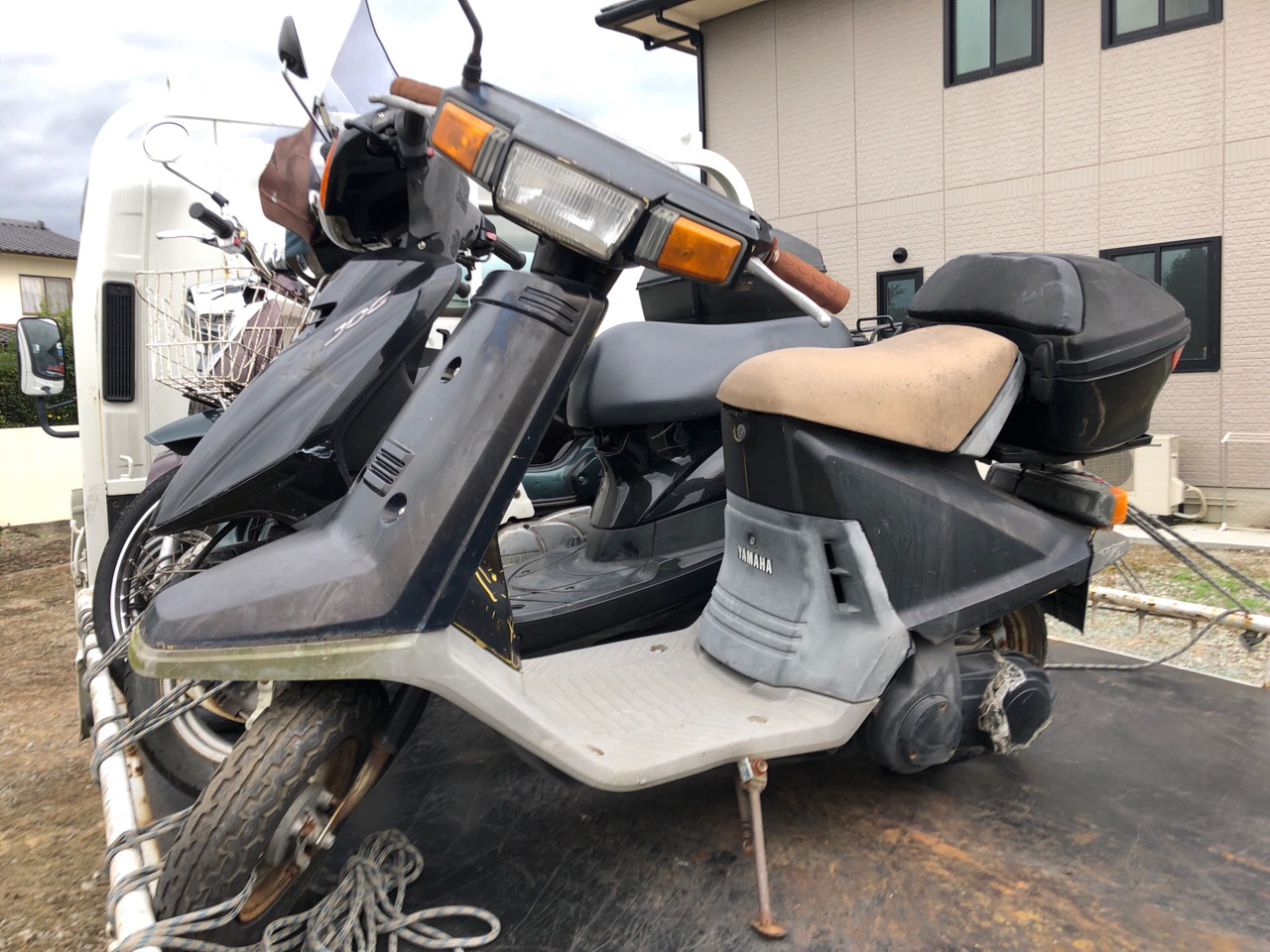 スクーター処分　熊本市西区春日2丁目T様　原付50ccスクーター処分（トライ）