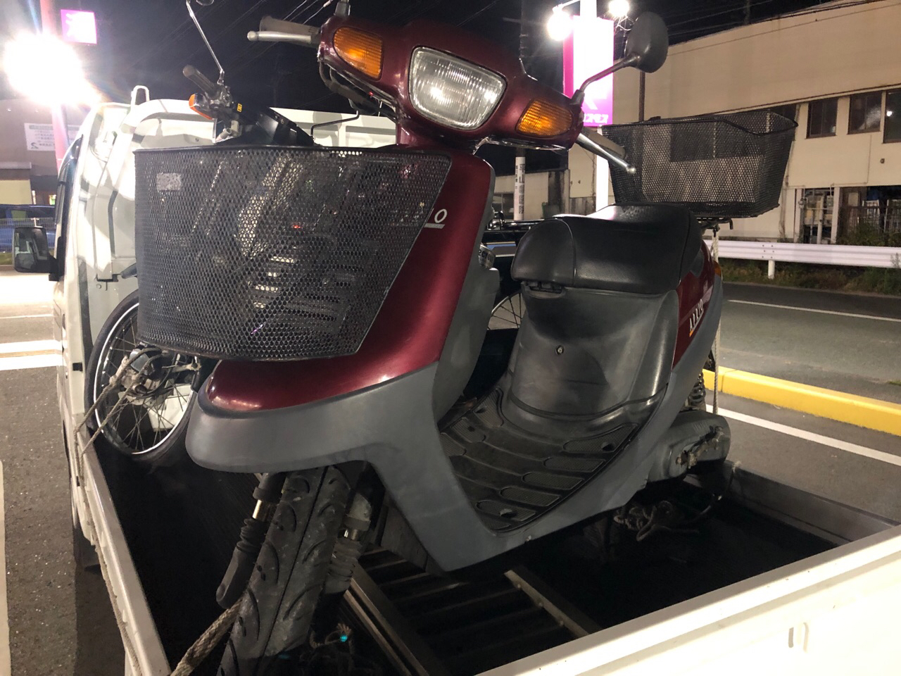 バイク買取　熊本市西区蓮台寺4丁目K様　原付50ccスクーター買取（ジョグアプリオ　SA11J型）