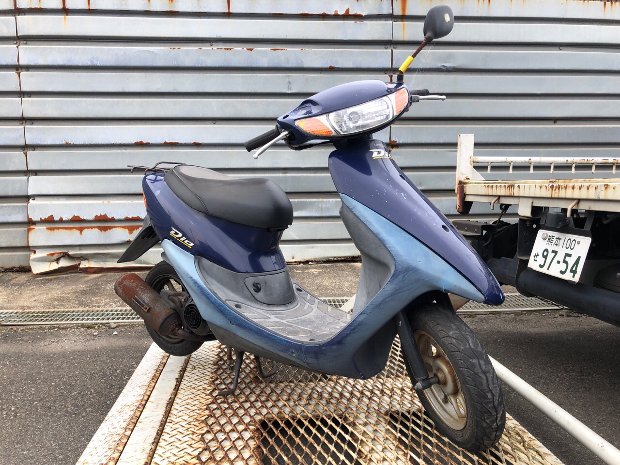宮崎県児湯郡高鍋町Mモータース様　原付50ccスクーター買取（ライブディオ　AF34型）