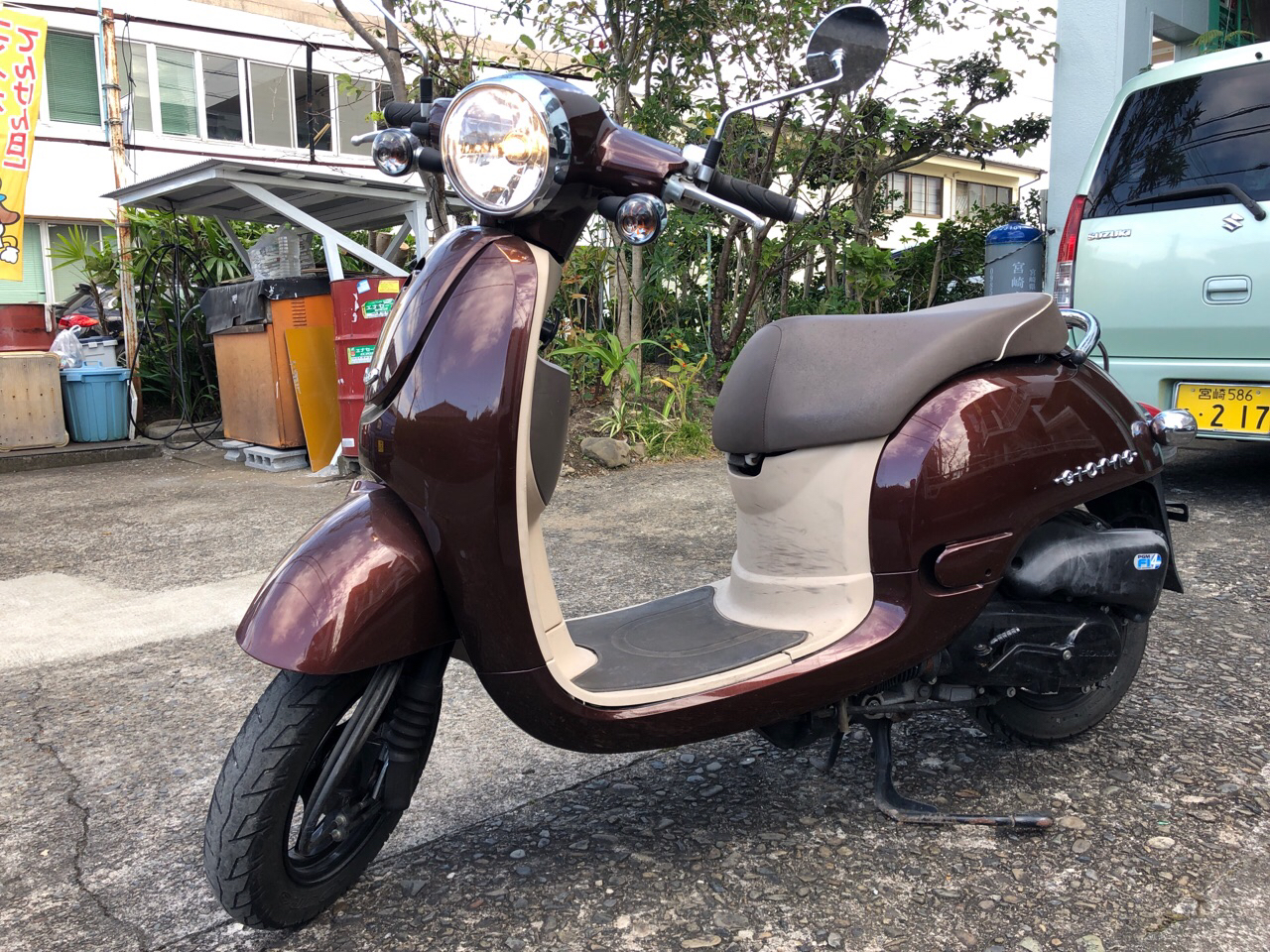宮崎県宮崎市田代町Mモータース様　原付50ccスクーター買取（ジョルノ　AF70型）