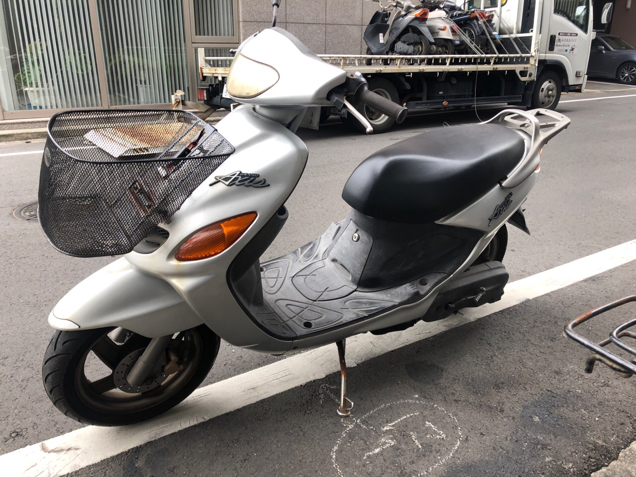 福岡県大牟田市不知火町M紹介様　100ccスクーター買取（グランドアクシス100　SB01J型）