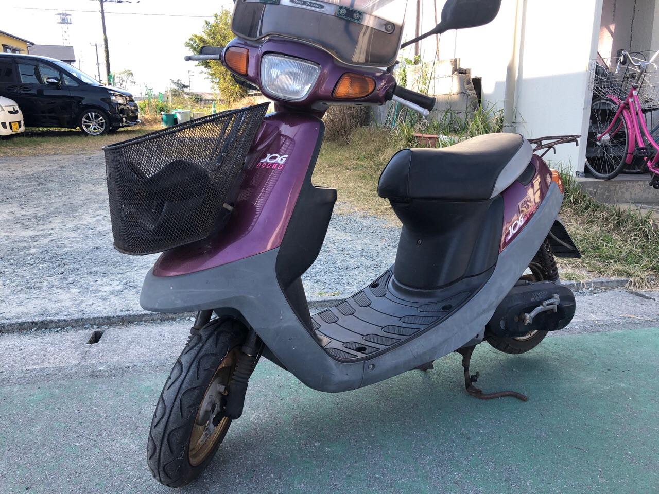 福岡県大牟田市三川町Y商会様　原付50ccスクーター買取（ジョグアプリオ　4JP型）