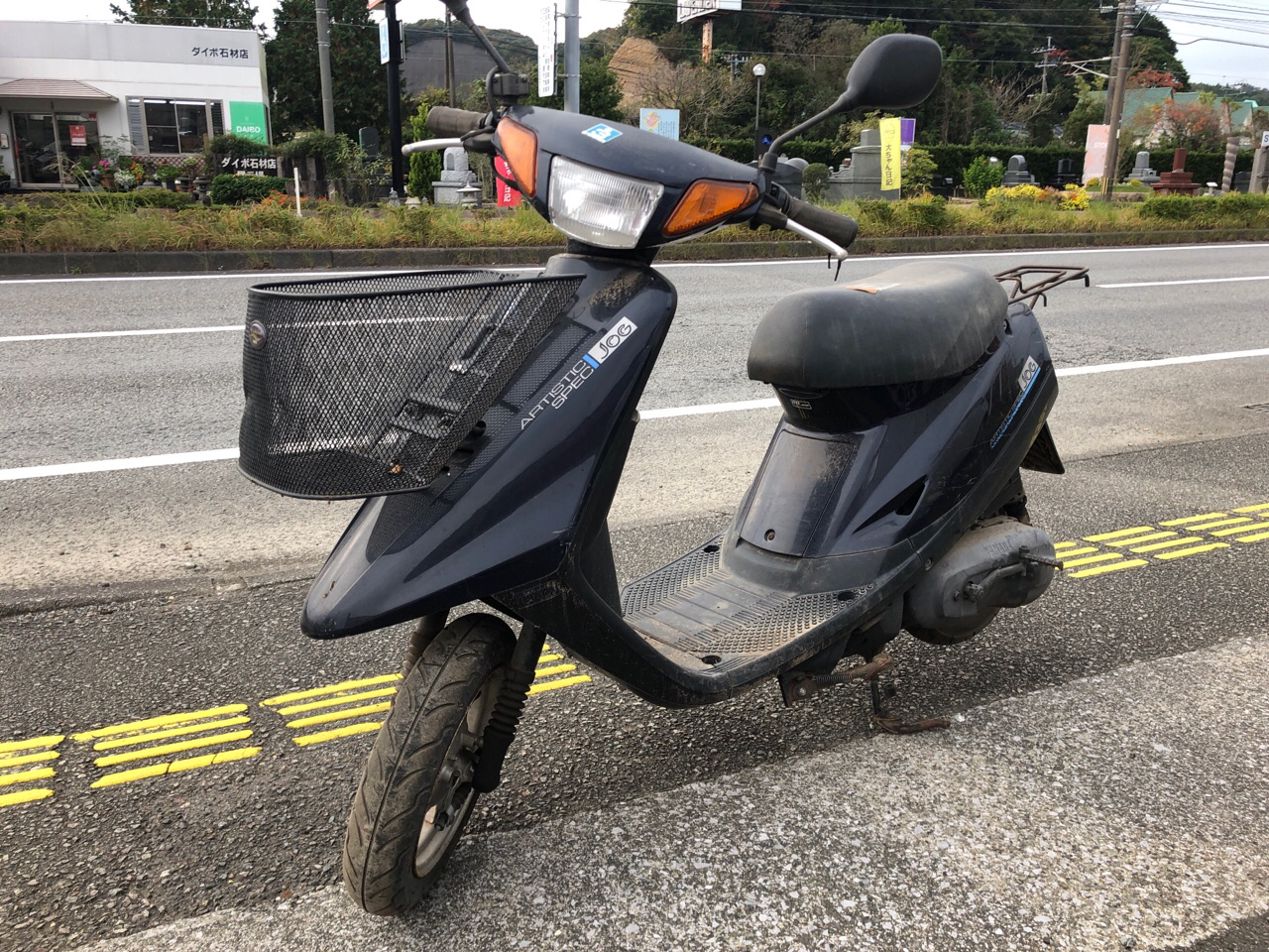 宮崎県東臼杵郡門川町船越Kモータース様　原付50ccスクーター買取（ジョグ　3KJ型）