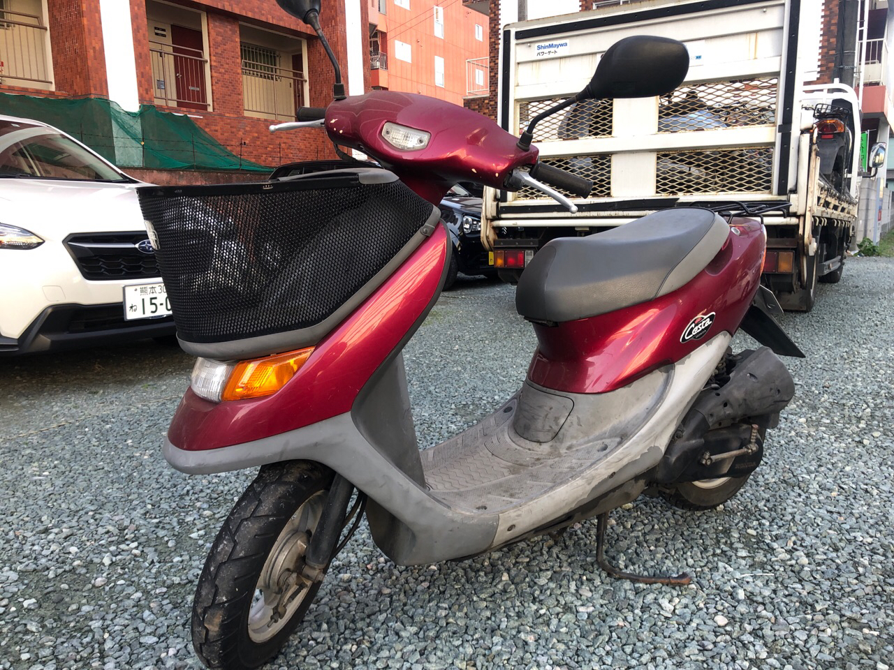 バイク買取　熊本市中央区船場町下N様　原付50ccスクーター買取（ライブディオチェスタ　AF34型）