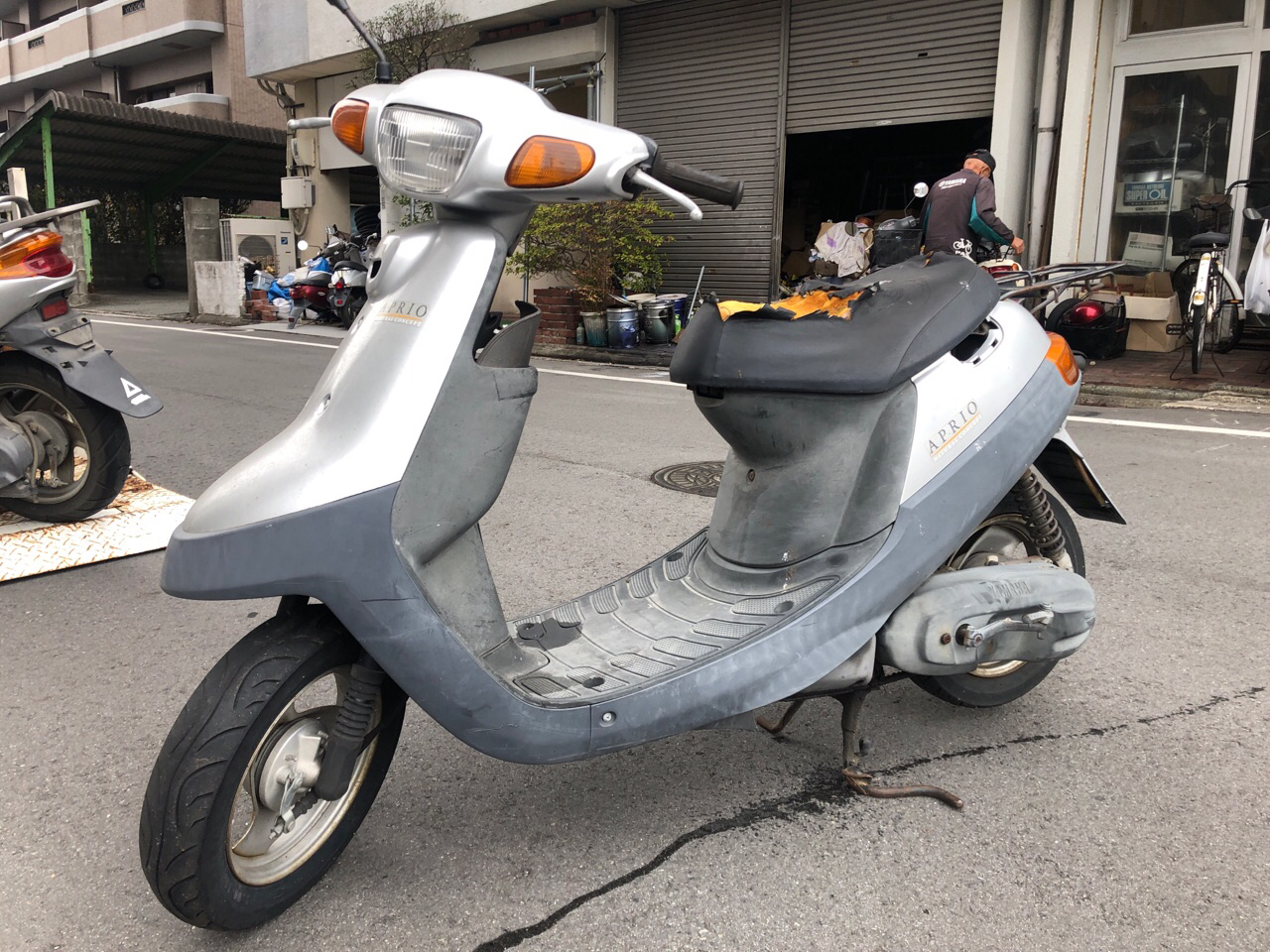 福岡県大牟田市不知火町M商会様　原付50ccスクーター買取（ジョグアプリオ　4JP型）