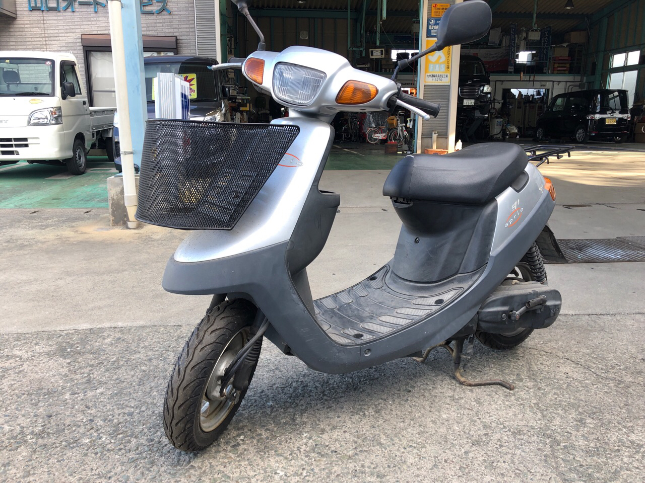 福岡県大川市大野島Yモータース様　原付50ccスクーター買取（ジョグアプリオ　SA11J型）