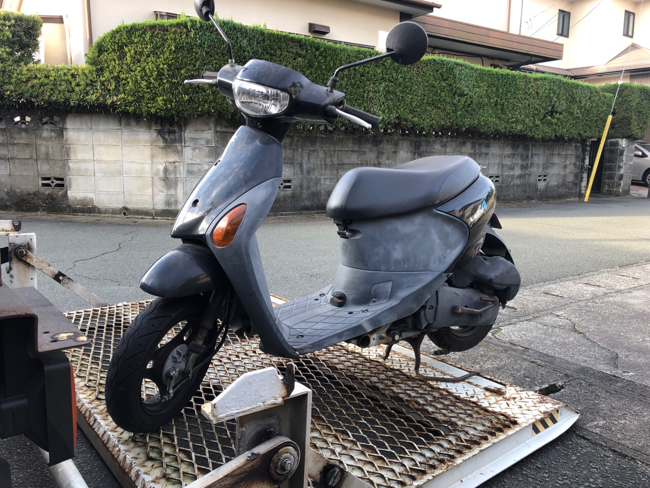 バイク買取　合志市須屋S様　原付50ccスクーター買取（レッツ4　CA45A型）