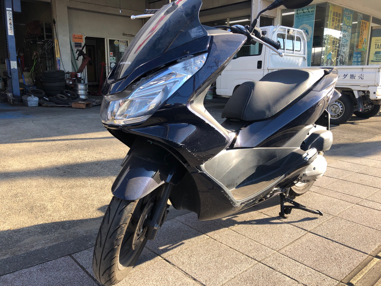 宮崎県東諸県郡国富町本庄Mモータース様　125ccスクーター買取（PCX125-2型　JF56型）