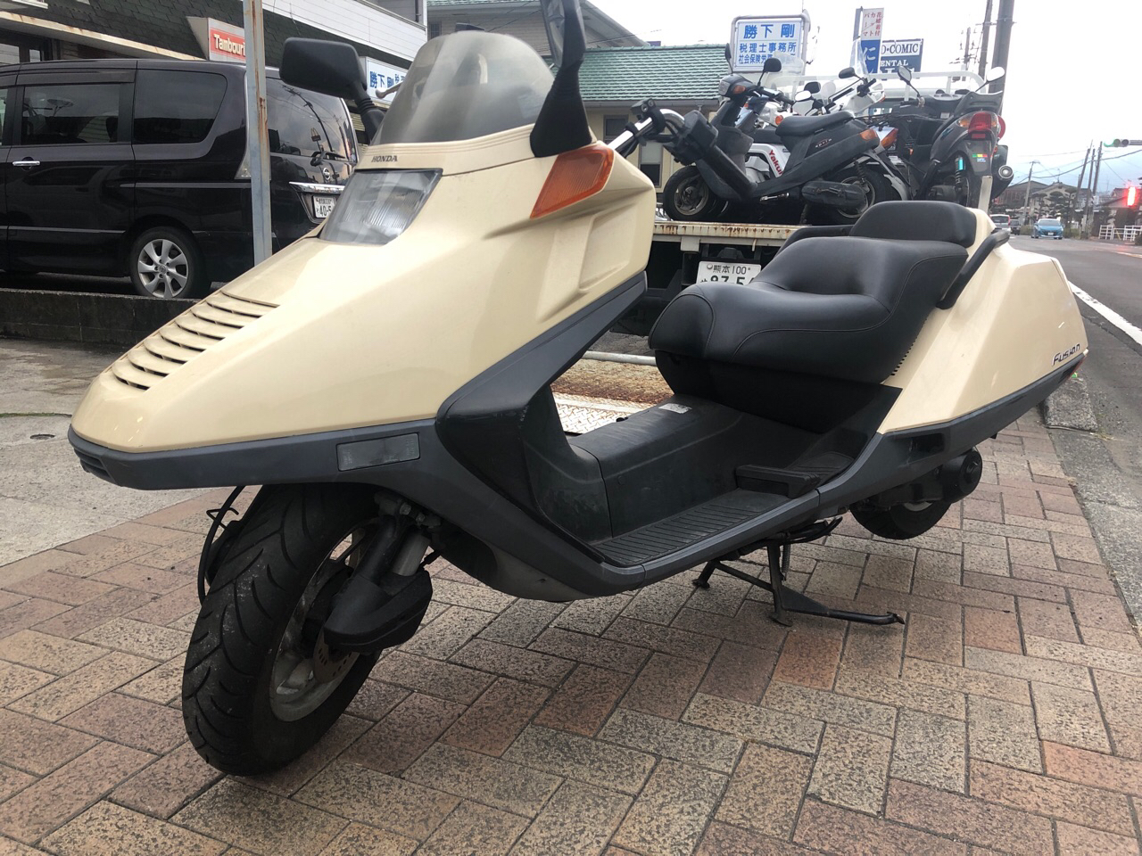 鹿児島県出水市緑町Sモータース様　250ccスクーター買取（フュージョンX　MF02型）
