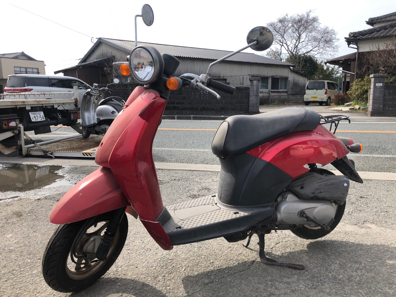 福岡県みやま市高田町江浦Mモータース様　原付50ccスクーター買取（トゥデイ　AF61型）