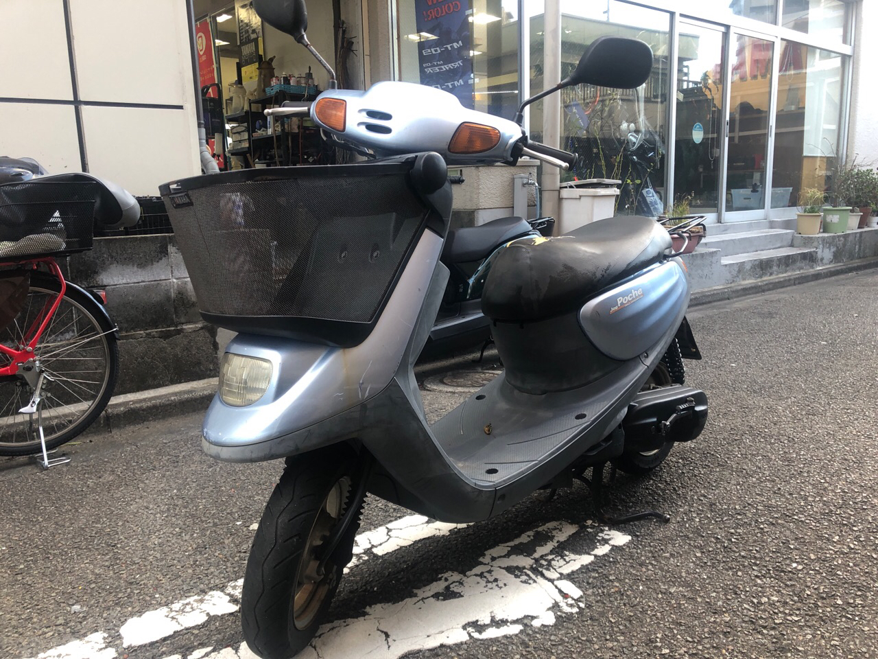宮崎県宮崎市錦町Tモータース様　原付50ccスクーター買取（ジョグポシェ　SA08J型）