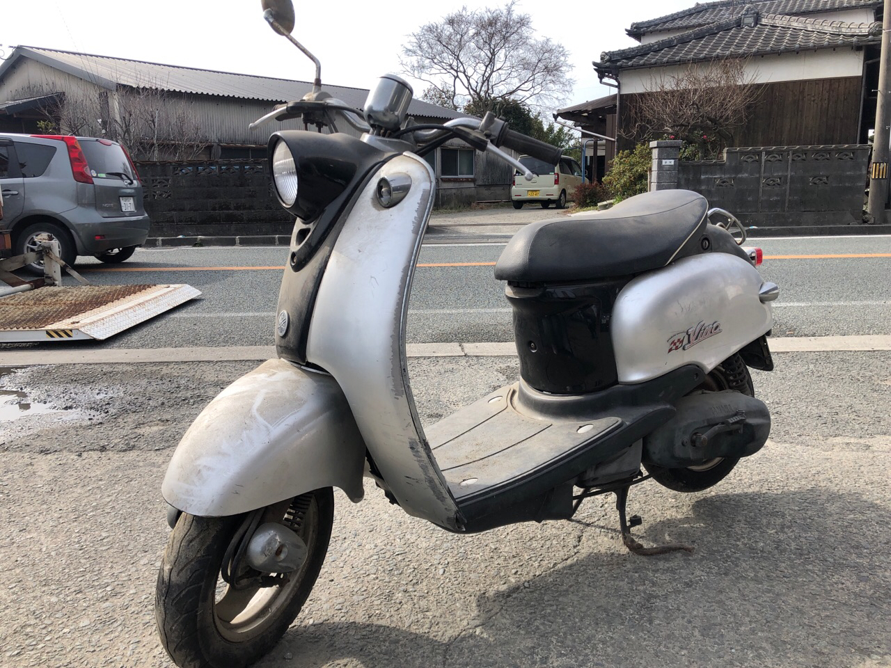 福岡県みやま市高田町江浦Mモータース様　原付50ccスクーター買取（ビーノ　5AU型）