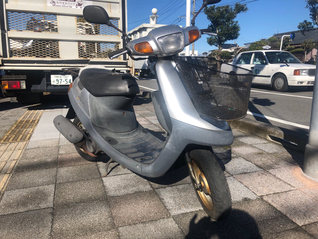 宮崎県宮崎市赤江Kモータース様　原付50ccスクーター買取（ジョグアプリオ　SA11J型）