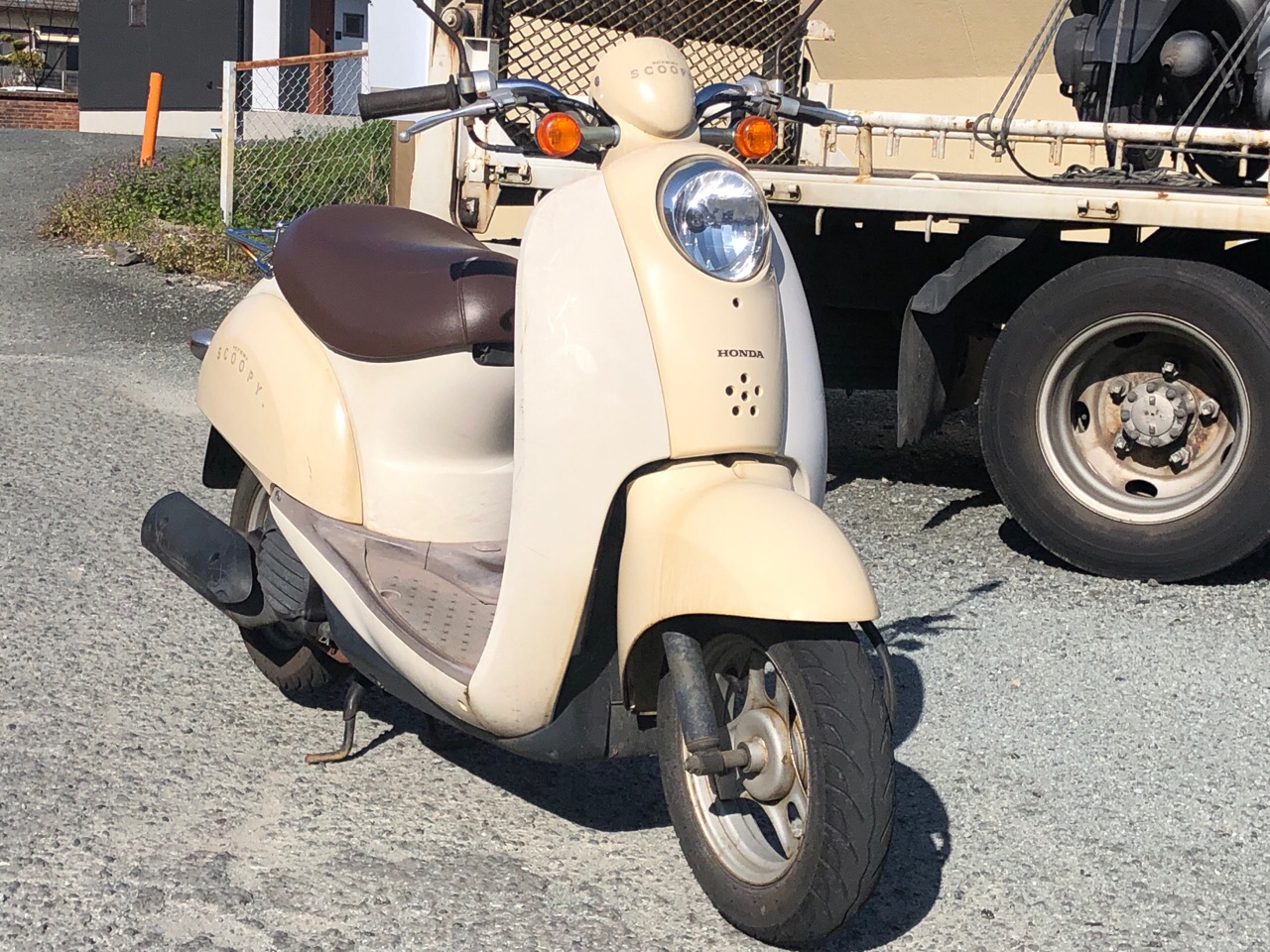 バイク買取　熊本県玉名市繁根木Tモータース様　原付50ccスクーター買取（スクーピー　AF55型）