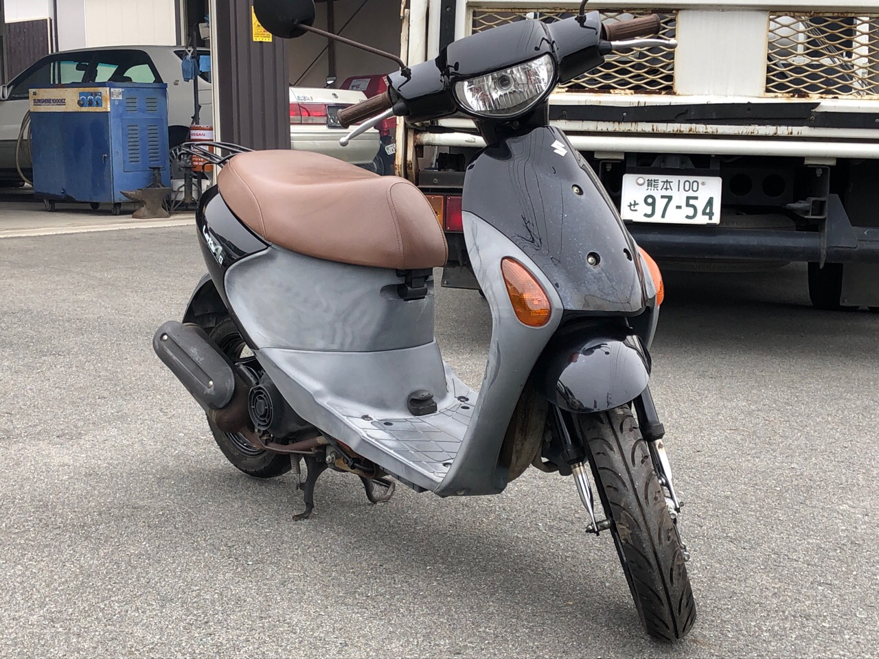 福岡県みやま市高田町江浦N商会様　原付50ccスクーター買取（レッツ4　CA41A型）