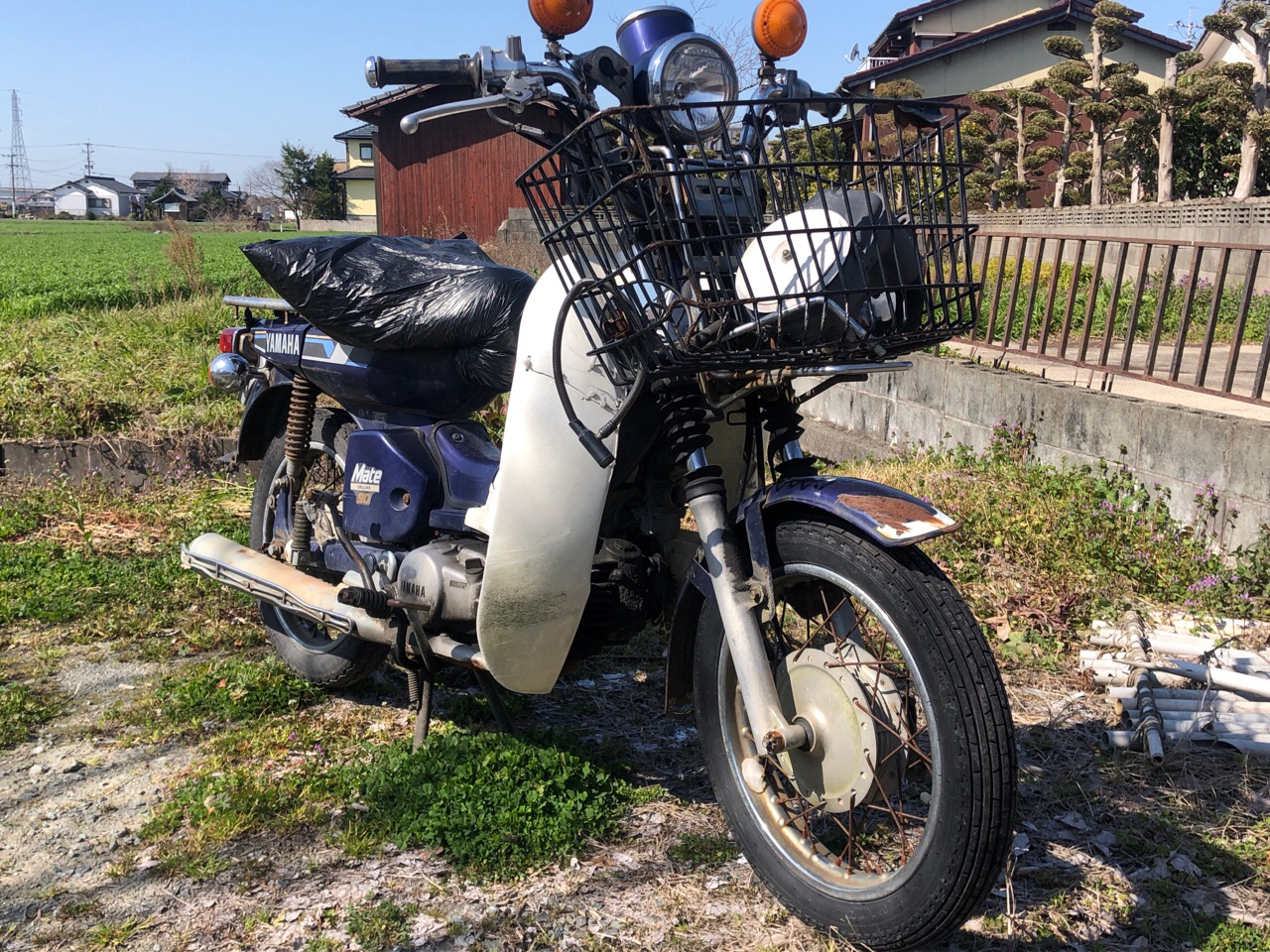 福岡県柳川市大和町K商会様　90ccビジネスバイク買取（T90N　UB02J型）