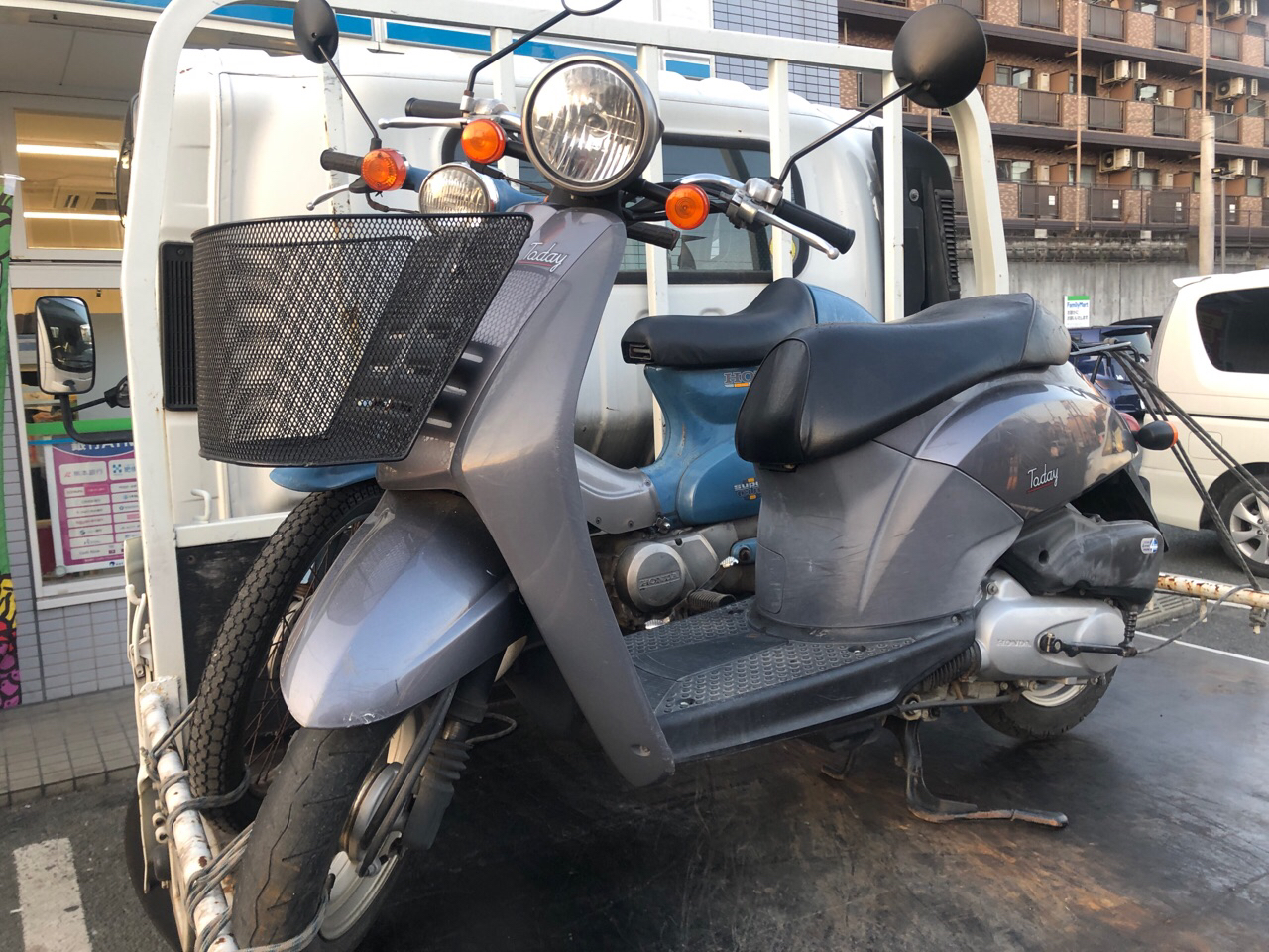 バイク買取　熊本市中央区黒髪6丁目T様　原付50ccスクーター買取（トゥデイ　AF61型）