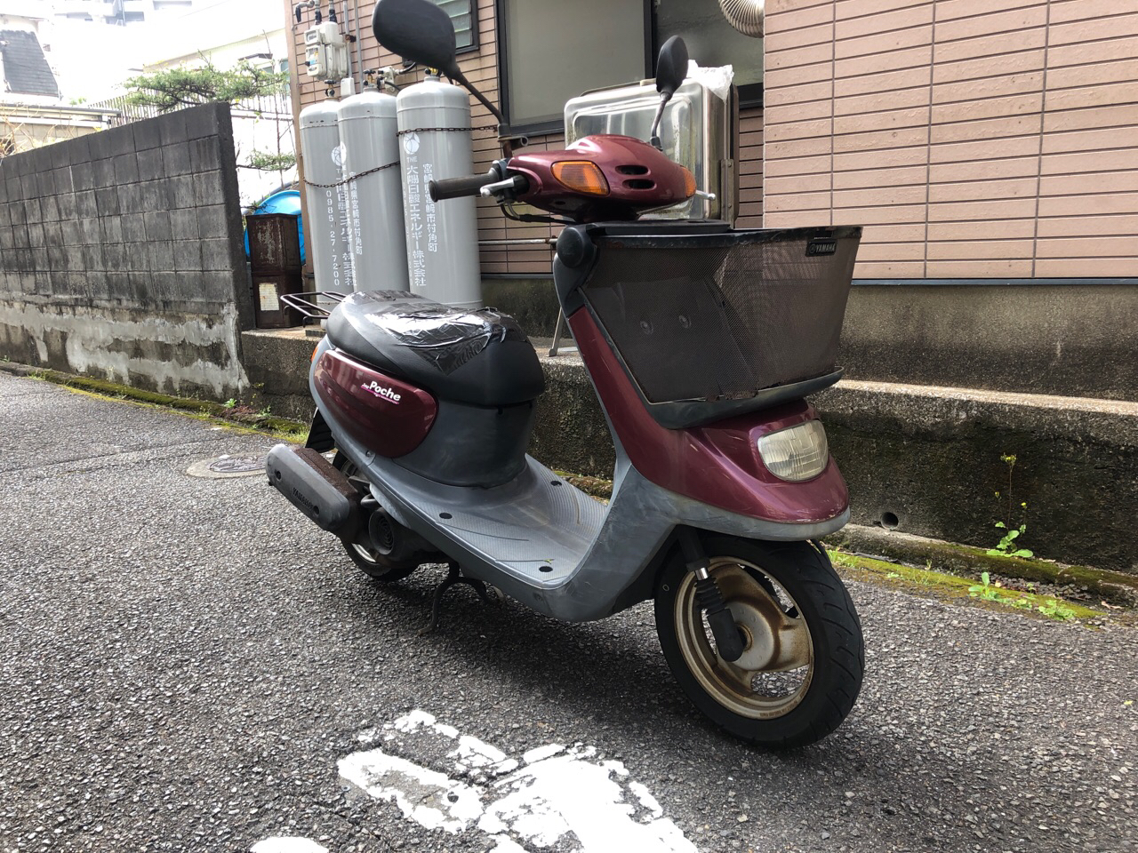宮崎県宮崎市錦町Tモータース様　原付50ccスクーター買取（ジョグポシェ　SA08J型）