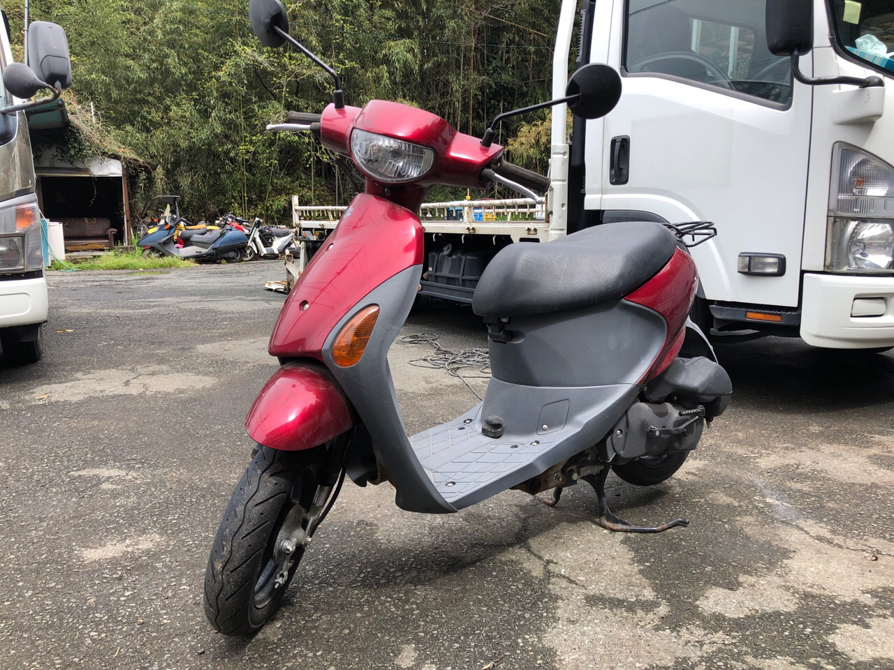 バイク買取　熊本市北区四方寄町T様　原付50ccスクーター買取（レッツ4　CA45A型）