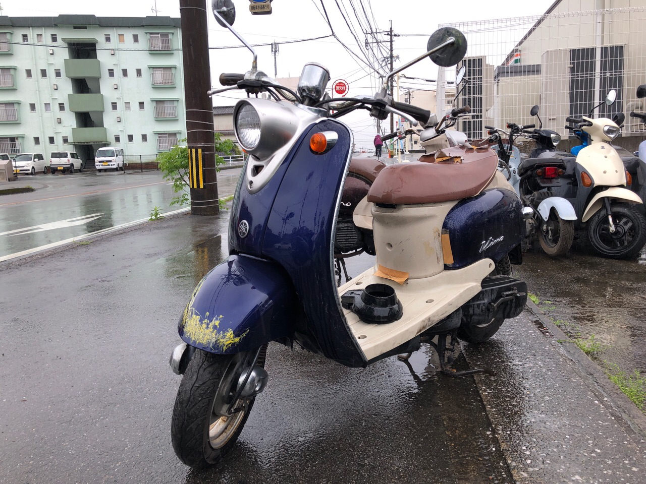 宮崎県宮崎市恒久Kモータース様　原付50ccスクーター買取（ビーノ　SA10J型）