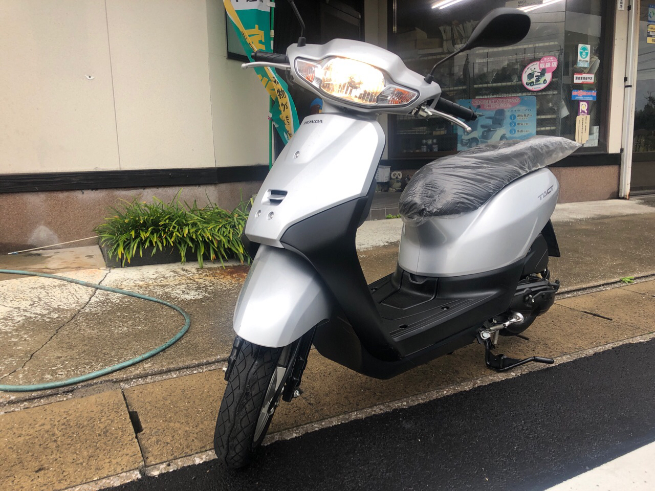 長崎県島原市安徳町オートショップM様　原付50ccスクーター買取（タクトFi　AF75型）