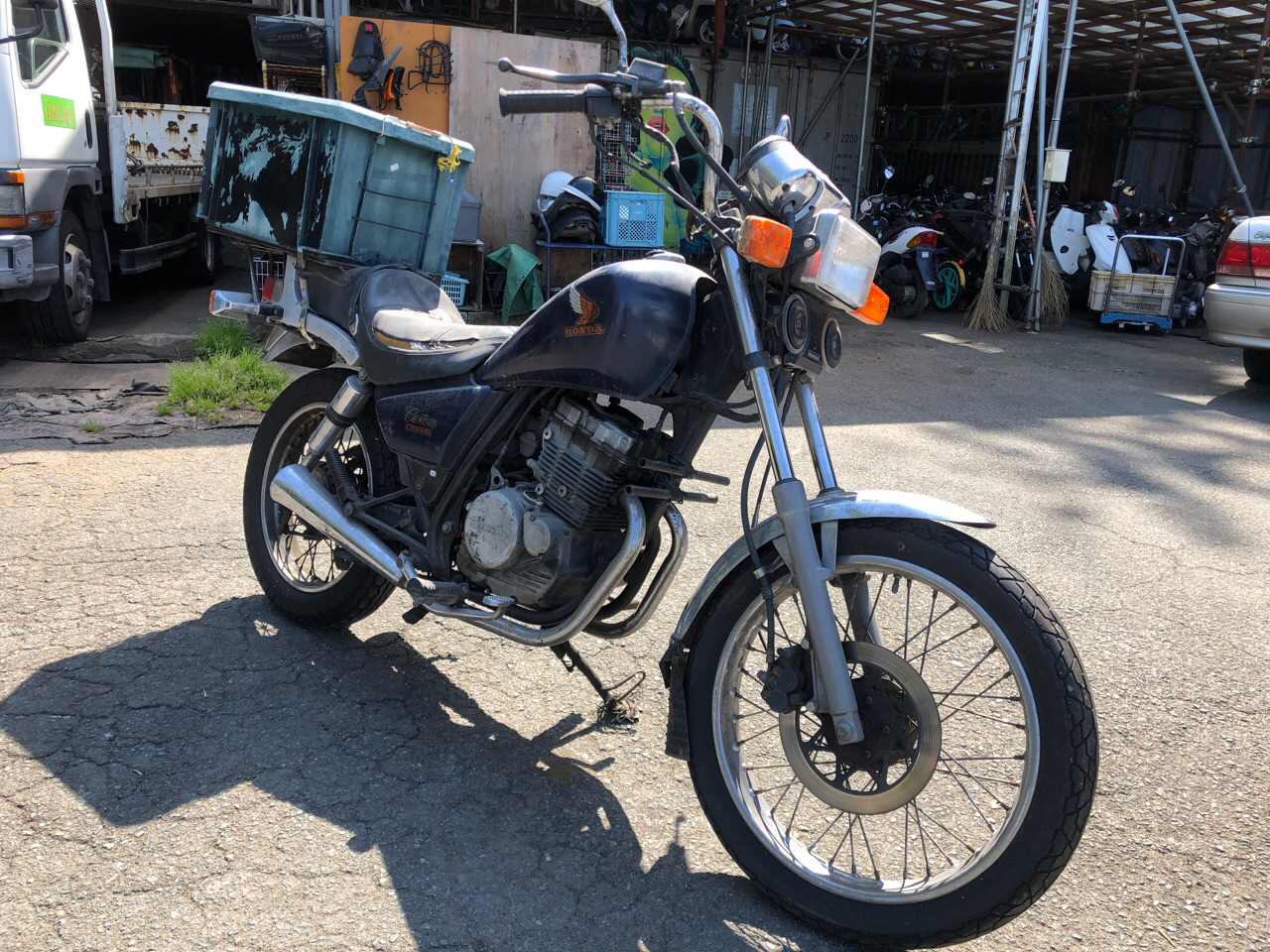 オートバイ処分　熊本市中央区新町2丁目S様　125ccオートバイ処分（CBX125カスタム　JC12型）