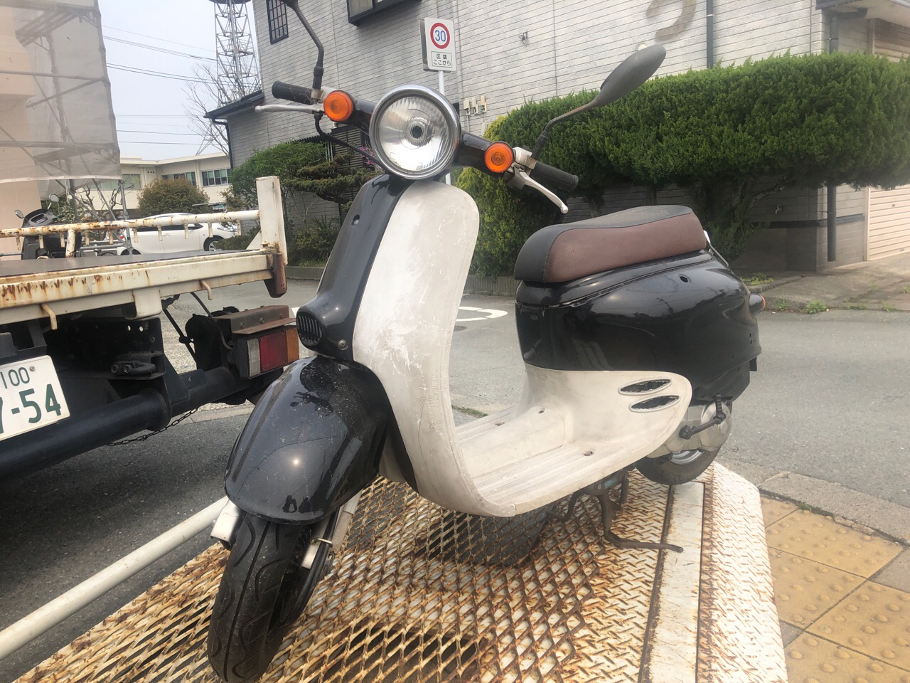 福岡県みやま市瀬高町Cモータース様　原付50ccスクーター処分（ジョルノ　AF24型）