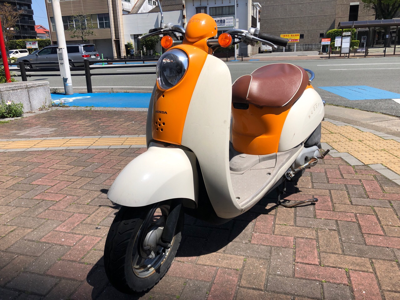 福岡県大牟田市不知火町M商会様　原付50ccスクーター買取（スクーピー　AF55型）