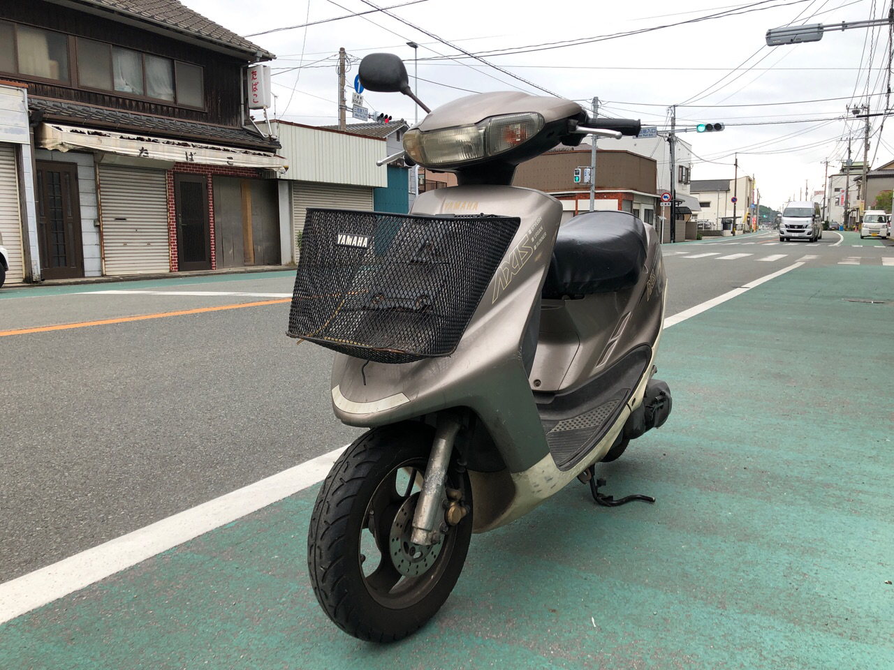 福岡県大牟田市三川町Sモータース様　90ccスクーター買取（アクシス90　3VR型）