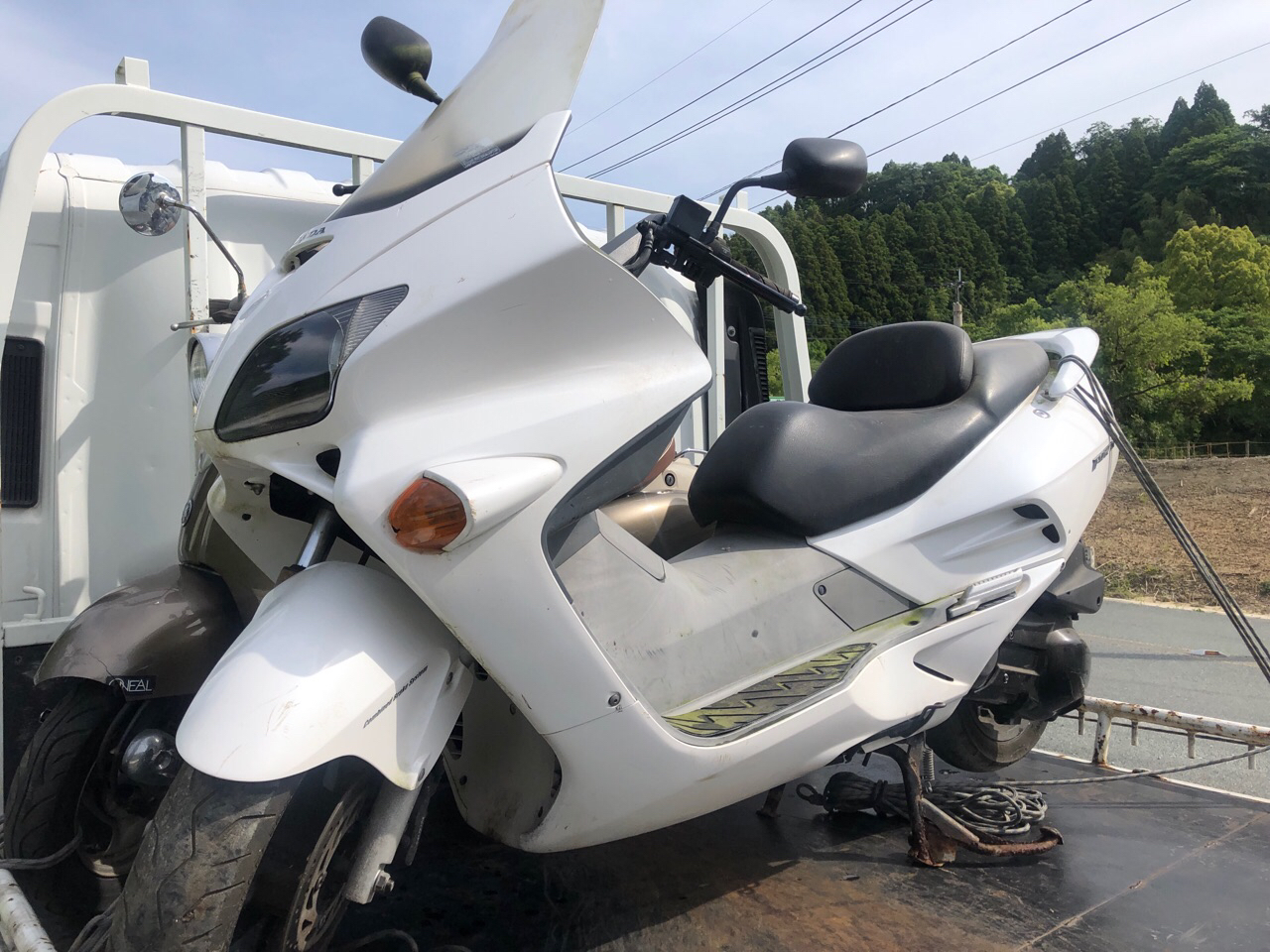 バイク買取　玉名郡和水町藤田A様　250ccスクーター買取（フォルッツァ　MF06型）
