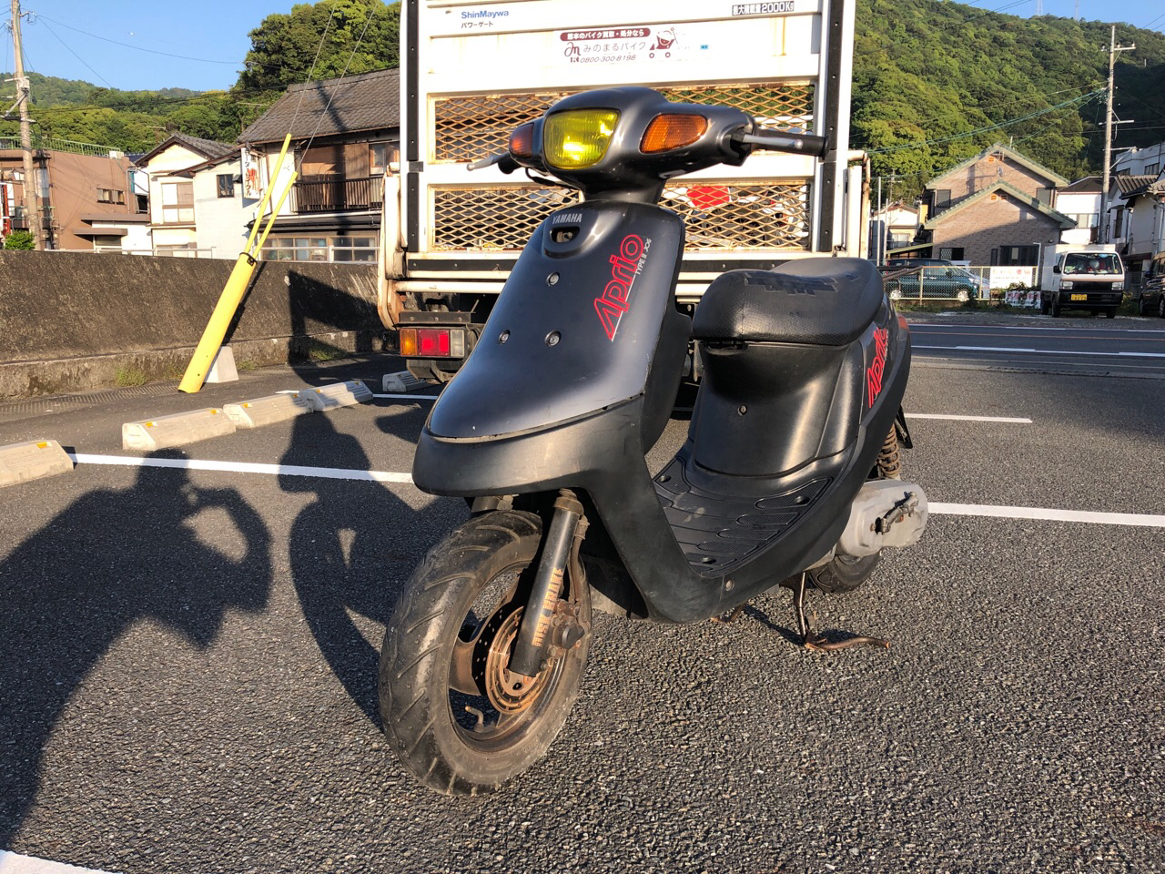 スクーター買取　熊本県八代市日奈久上西町K商会様　原付50ccスクーター買取（ジョグアプリオ　４LV型）