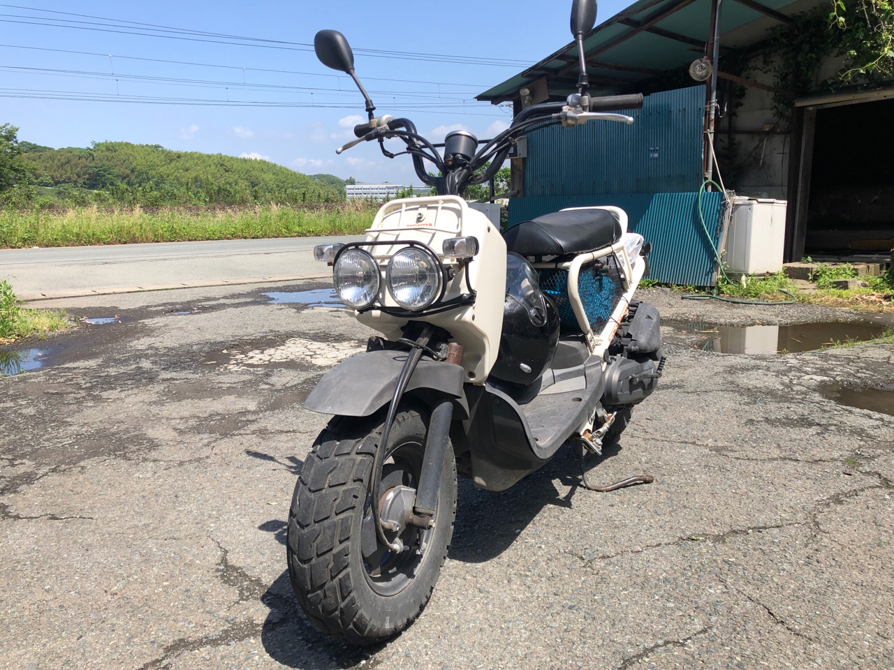 バイク買取　熊本市中央区新屋敷3丁目J様　原付50ccスクーター買取（ズーマー　AF58型）