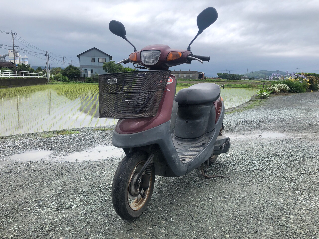 福岡県みやま市高田町江浦Rモータース様　原付50ccスクーター買取（ジョグアプリオ　SA11J型）
